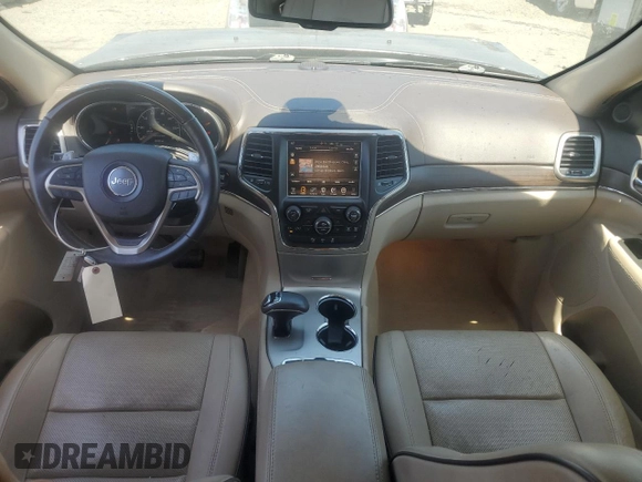 2015 Jeep Grand Cherokee Overland with VIN 1C4RJFCG0FC629863, listed as a Copart auction lot 63098475 with 92,426 mi miles and Salvage title. Bid and sale history available at DreamBid. Image 8.