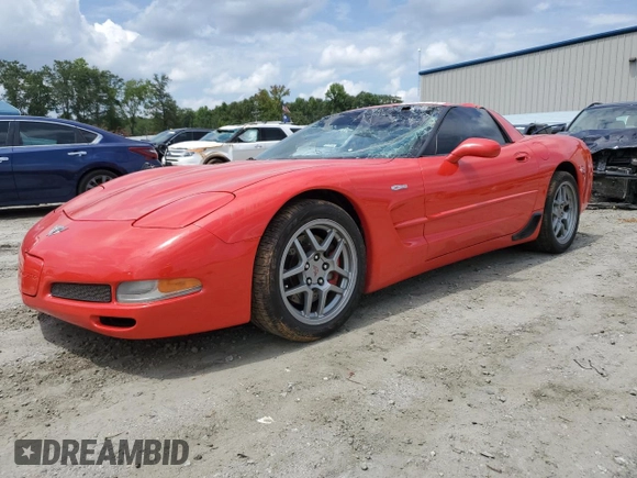 2003 Chevrolet Corvette Z06 with VIN 1G1YY12S335131407, listed as a Copart auction lot 65224744 with 125,589 mi miles and Salvage Title. Bid and sale history available at carsss.com. Image 1.