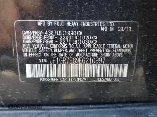 2014 Subaru WRX WRX z VIN JF1GR7E69EG210997, wystawiony jako Copart lot #76611214 z przebiegiem 155 042 mil mil oraz Szkoda całkowita • Salvage title. Historia ofert i sprzedaży dostępna na DreamBid. Obrazek 15.