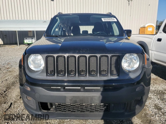 2018 Jeep Renegade Altitude with VIN ZACCJBBB5JPG75357, listed as a Copart auction lot 80260204 with 70,377 mi miles and Salvage title. Bid and sale history available at DreamBid. Image 5.