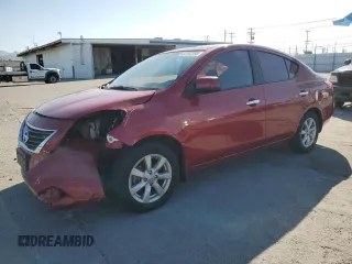 2012 Nissan Versa SV with VIN 3N1CN7AP0CL890447, listed as a Copart auction lot 52793785 with 153,427 mi miles and Salvage Title. Bid and sale history available at carsss.com. Image 1.