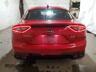2019 Kia Stinger GT with VIN KNAE35LC5K6047361, listed as a Copart auction lot 48106325 with 130,584 mi miles and Salvage Title. Bid and sale history available at DreamBid. Image 6.