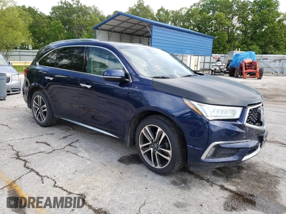 2017 Acura MDX Advance z VIN 5FRYD4H90HB011044, wystawiony jako Copart lot #55206385 z przebiegiem 201 377 mil mil oraz Szkoda całkowita • Salvage title. Historia ofert i sprzedaży dostępna na DreamBid. Obrazek 4.