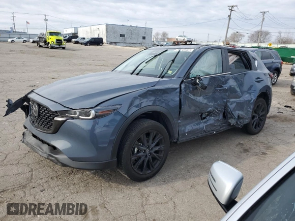 2024 Mazda CX-5 S Carbon Edition with VIN JM3KFBCL7R0495942, listed as a Copart auction lot 53381045 with 26,629 mi miles and Non Repairable. Bid and sale history available at DreamBid. Image 1.