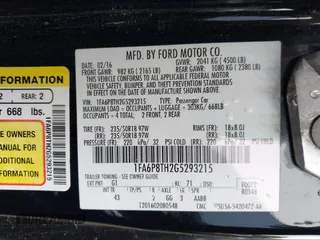 2016 Ford Mustang EcoBoost with VIN 1FA6P8TH2G5293215, listed as a IAAI auction lot 42032241 with 96,960 mi miles and . Bid and sale history available at DreamBid. Image 9.