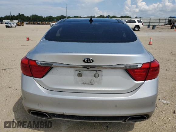 2015 Kia K900 Premium with VIN KNALU4D49F6026279, listed as a Copart auction lot 71614904 with 103,929 mi miles and Salvage Title. Bid and sale history available at carsss.com. Image 6.