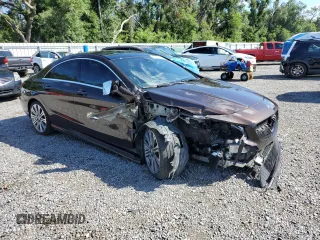 2018 Mercedes-Benz CLA 250 with VIN WDDSJ4EB1JN671338, listed as a Copart auction lot 60686855 with 96,574 mi miles and Salvage title. Bid and sale history available at DreamBid. Image 4.
