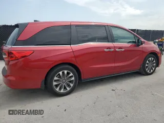 2023 Honda Odyssey EX-L с VIN 5FNRL6H67PB007744, выставлен на аукционе Copart как лот 59012905 с пробегом 25 320 миль миль и Списание • Salvage title. История ставок и продаж доступна на DreamBid. Изображение 3.