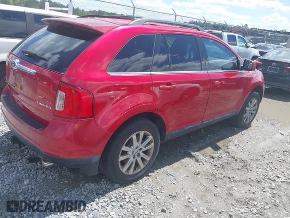 2011 Ford Edge Limited with VIN 2FMDK3KC7BBA41517, listed as a IAAI auction lot 41927713 with 181,780 mi miles. Bid and sale history available at carsss.com. Image 4.