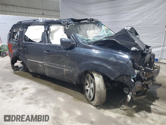 2015 Honda Pilot Touring with VIN 5FNYF4H99FB050269, listed as a Copart auction lot 50902645 with Not Provided miles and Salvage Title. Bid and sale history available at DreamBid. Image 4.