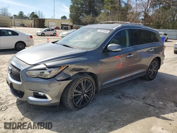 2019 Infiniti QX60 Luxe z VIN 5N1DL0MN0KC509856, wystawiony jako Copart lot #46816455 z przebiegiem 78 961 mil mil oraz Szkoda całkowita • Salvage title. Historia ofert i sprzedaży dostępna na DreamBid. Obrazek 1.