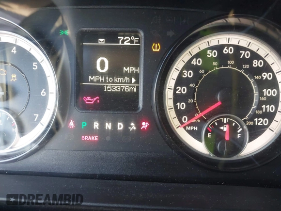 2018 Ram 1500 Tradesman with VIN 3C6JR6AG0JG146069, listed as a IAAI auction lot 40372964 with 153,376 mi miles and . Bid and sale history available at DreamBid. Image 7.