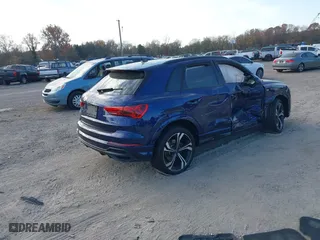 2024 Audi Q3 S line Premium Plus with VIN WA1EECF39R1107267, listed as a IAAI auction lot 40791219 with 26,658 mi miles. Bid and sale history available at carsss.com. Image 4.