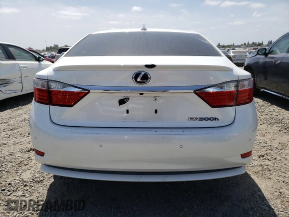 2013 Lexus ES 300h with VIN JTHBW1GGXD2006414, listed as a Copart auction lot 54230215 with 154,046 mi miles and Salvage Title. Bid and sale history available at DreamBid. Image 6.