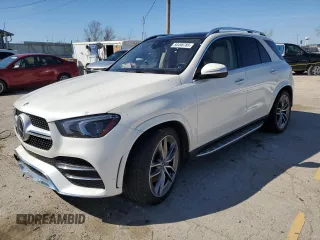2022 Mercedes-Benz GLE 450 z VIN 4JGFB5KBXNA645994, wystawiony jako Copart lot #50498785 z przebiegiem 41 047 mil mil oraz Szkoda całkowita • Salvage title. Historia ofert i sprzedaży dostępna na DreamBid. Obrazek 1.