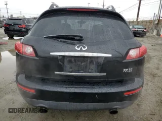 2005 Infiniti FX with VIN JNRAS08U15X103058, listed as a Copart auction lot 49421815 with 121,498 mi miles and Salvage title. Bid and sale history available at DreamBid. Image 6.