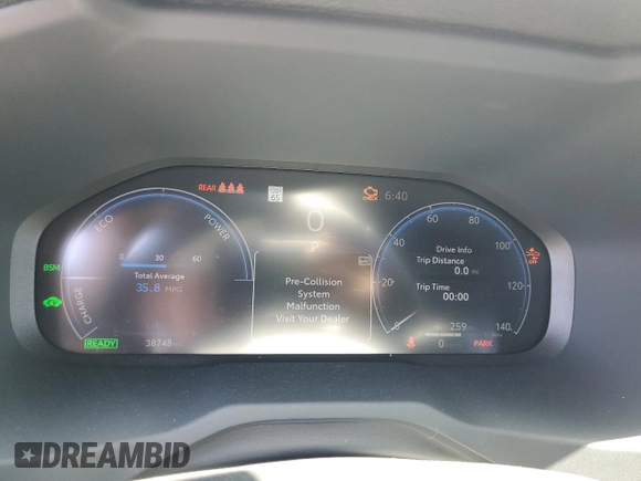 2023 Toyota RAV4 Hybrid XSE с VIN JTME6RFV1PD538043, выставлен на аукционе Copart как лот 59127555 с пробегом 38 748 миль миль и Списание • Salvage title. История ставок и продаж доступна на DreamBid. Изображение 9.