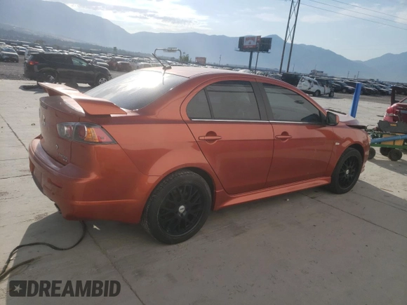 2011 Mitsubishi Lancer Ralliart with VIN JA32V6FV2BU041238, listed as a Copart auction lot 62651394 with 142,469 mi miles and Salvage Title. Bid and sale history available at DreamBid. Image 3.