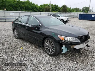 2016 Acura RLX Advance with VIN JH4KC1F94GC001803, listed as a Copart auction lot 55317555 with 71,544 mi miles and Salvage title. Bid and sale history available at DreamBid. Image 4.