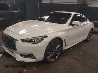 2018 Infiniti Q60 RED SPORT 400 with VIN JN1FV7EL3JM630017, listed as a IAAI auction lot 41697880 with 73,951 mi miles. Bid and sale history available at carsss.com. Image 21.