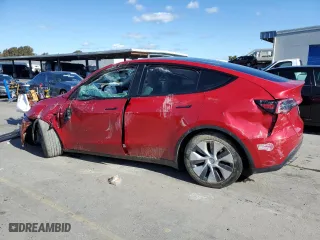 2023 Tesla Model Y Long Range with VIN 7SAYGDEE9PF832221, listed as a Copart auction lot 43873335 with 20,169 mi miles and Salvage Title. Bid and sale history available at carsss.com. Image 2.