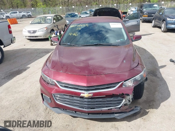 2016 Chevrolet Malibu LT with VIN 1G1ZE5ST8GF184181, listed as a IAAI auction lot 42042453 with 146,127 mi miles and . Bid and sale history available at DreamBid. Image 12.