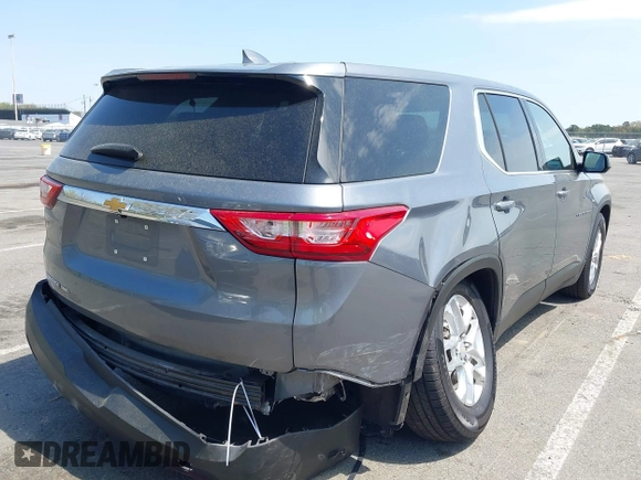 2020 Chevrolet Traverse LS with VIN 1GNEVFKW1LJ251126, listed as a IAAI auction lot 42116901 with 69,605 mi miles and . Bid and sale history available at DreamBid. Image 4.