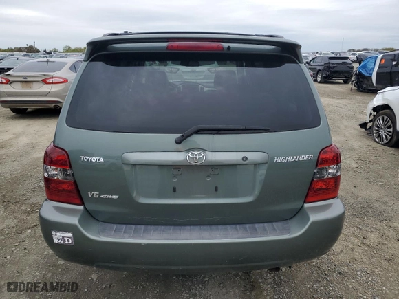 2004 Toyota Highlander with VIN JTEEP21A840063319, listed as a Copart auction lot 50179125 with 134,284 mi miles and Clean Title. Bid and sale history available at carsss.com. Image 6.