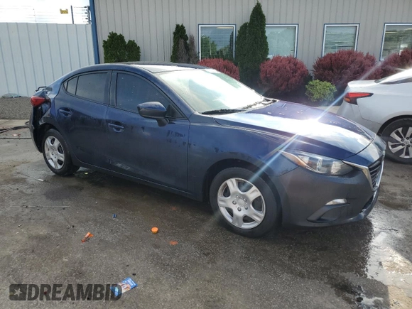2015 Mazda 3 i Sport with VIN 3MZBM1U7XFM180519, listed as a Copart auction lot 55098115 with 271,259 mi miles and Salvage title. Bid and sale history available at DreamBid. Image 4.