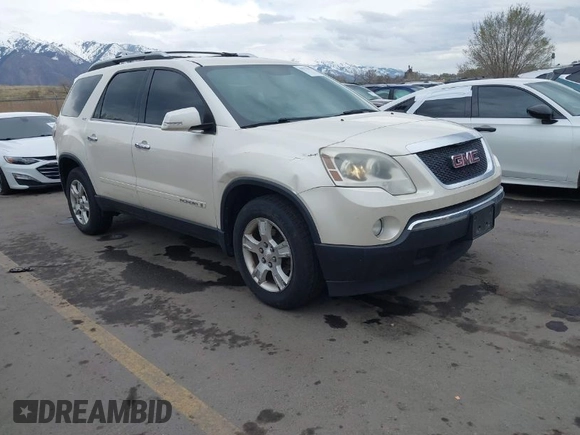 2008 GMC Acadia SLT1 with VIN 1GKEV23708J230207, listed as a IAAI auction lot 41922291 with 246,017 mi miles and . Bid and sale history available at DreamBid. Image 1.