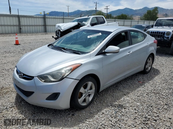 2011 Hyundai Elantra Limited with VIN 5NPDH4AE1BH037821, listed as a Copart auction lot 61680025 with 213,412 mi miles and Clean title. Bid and sale history available at DreamBid. Image 1.