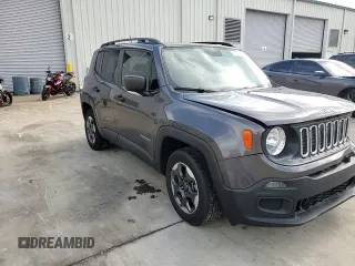 2017 Jeep Renegade Sport with VIN ZACCJAAB4HPF58195, listed as a Copart auction lot 52794245 with 94,194 mi miles and Salvage title. Bid and sale history available at DreamBid. Image 10.