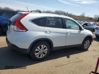 2013 Honda CR-V EX-L with VIN 5J6RM4H76DL048170, listed as a Copart auction lot 53349535 with 197,983 mi miles and Salvage Title. Bid and sale history available at carsss.com. Image 3.