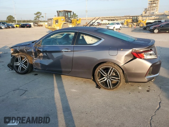 2016 Honda Accord Touring with VIN 1HGCT2B01GA006313, listed as a Copart auction lot 71765854 with 92,870 mi miles and Salvage Title. Bid and sale history available at DreamBid. Image 2.