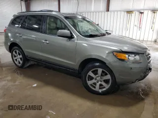 2007 Hyundai Santa Fe SE with VIN 5NMSH73E37H031738, listed as a Copart auction lot 55100575 with 187,435 mi miles and Salvage title. Bid and sale history available at DreamBid. Image 4.