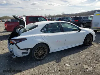2023 Toyota Camry SE with VIN 4T1G11AK0PU133017, listed as a Copart auction lot 49676795 with 30,653 mi miles and Salvage Title. Bid and sale history available at carsss.com. Image 3.