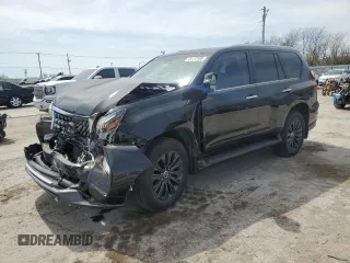 2021 Lexus GX with VIN JTJAM7BX1M5275118, listed as a Copart auction lot 49382595 with 38,036 mi miles and Salvage Title. Bid and sale history available at carsss.com. Image 1.