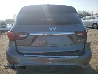2019 Infiniti QX60 Luxe with VIN 5N1DL0MM2KC564025, listed as a Copart auction lot 50594535 with 85,493 mi miles and Salvage title. Bid and sale history available at DreamBid. Image 6.