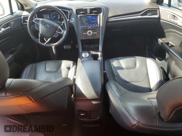 2018 Ford Fusion Titanium with VIN 3FA6P0RU4JR134142, listed as a Copart auction lot 52046465 with 91,018 mi miles and Salvage Title. Bid and sale history available at DreamBid. Image 8.