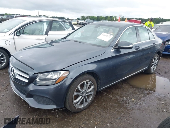2015 Mercedes-Benz C-Class C 300 with VIN 55SWF4JB4FU047637, listed as a IAAI auction lot 42018519 with 78,297 mi miles. Bid and sale history available at carsss.com. Image 20.