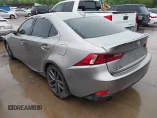 2015 Lexus IS with VIN JTHBF1D22F5055567, listed as a IAAI auction lot 41928372 with 175,725 mi miles. Bid and sale history available at carsss.com. Image 3.