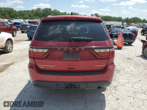 2014 Dodge Durango Limited with VIN 1C4RDJDG0EC468597, listed as a Copart auction lot 64803055 with 188,772 mi miles and Clean title. Bid and sale history available at DreamBid. Image 6.