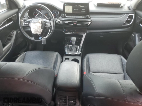 2021 Kia Seltos SX z VIN KNDETCA22M7082096, wystawiony jako Copart lot #51905735 z przebiegiem 44 259 mil mil oraz Szkoda całkowita • Salvage title. Historia ofert i sprzedaży dostępna na DreamBid. Obrazek 8.