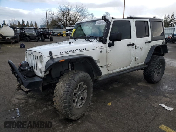 2015 Jeep Wrangler Unlimited Rubicon with VIN 1C4BJWFGXFL693566, listed as a Copart auction lot 46628765 with 70,128 mi miles and Salvage Title. Bid and sale history available at carsss.com. Image 1.