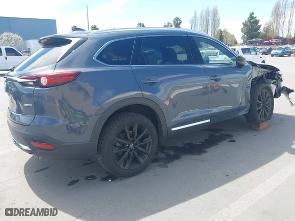 2021 Mazda CX-9 Grand Touring with VIN JM3TCBDY0M0503640, listed as a IAAI auction lot 42015216 with 38,397 mi miles. Bid and sale history available at carsss.com. Image 4.
