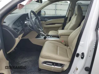 2020 Acura MDX with VIN 5J8YD3H37LL012755, listed as a Copart auction lot 56827235 with 42,162 mi miles and Salvage title. Bid and sale history available at DreamBid. Image 7.