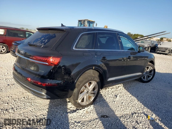 2023 Audi Q7 Premium with VIN WA1AXBF77PD011834, listed as a Copart auction lot 83945344 with 9,272 mi miles and Salvage title. Bid and sale history available at DreamBid. Image 3.