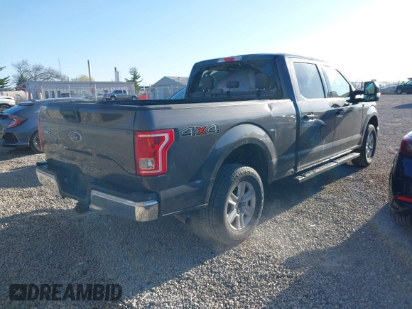 2017 Ford F-150 XL with VIN 1FTFW1EF1HKC08612, listed as a IAAI auction lot 42014010 with 93,623 mi miles. Bid and sale history available at carsss.com. Image 4.