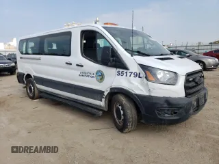 2020 Ford Transit Passenger XL with VIN 1FBAX2Y82LKB21874, listed as a Copart auction lot 68872314 with 18,200 mi miles and Salvage Title. Bid and sale history available at DreamBid. Image 4.