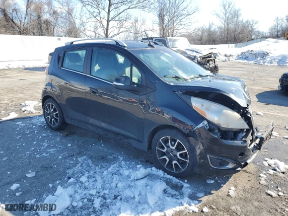 2014 Chevrolet Spark LT with VIN KL8CF6S96EC428521, listed as a Copart auction lot 88207805 with 0 mi miles and Salvage Title. Bid and sale history available at carsss.com. Image 4.